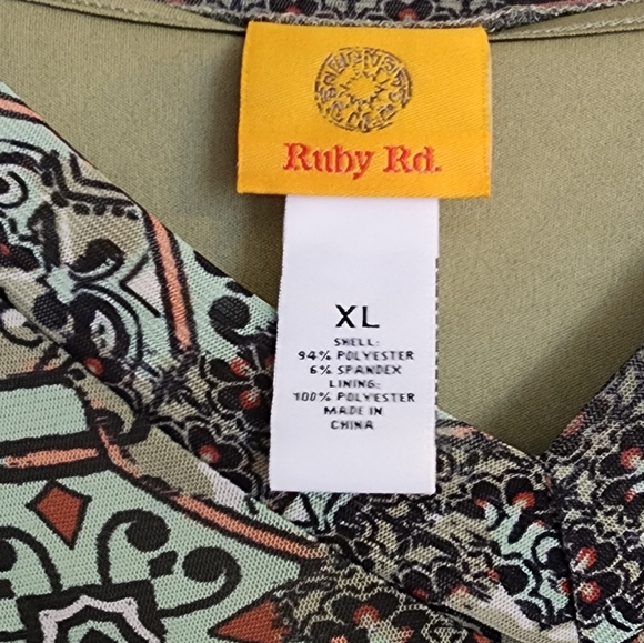 Womens Ruby Rd. Breezy Sheer Dress - Picture 2 of 3